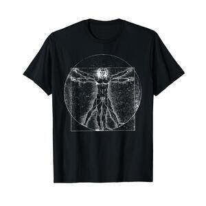 Vitruvian Man TShirt Leonardo Da Vinci TShirt